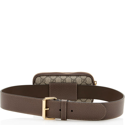 Gucci GG Supreme Ophidia Phone Case Belt Bag - Size 34 / 85 (SHF-19922)