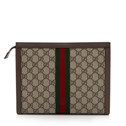 Gucci GG Supreme Ophidia Pouch (SHF-KSvN5n)
