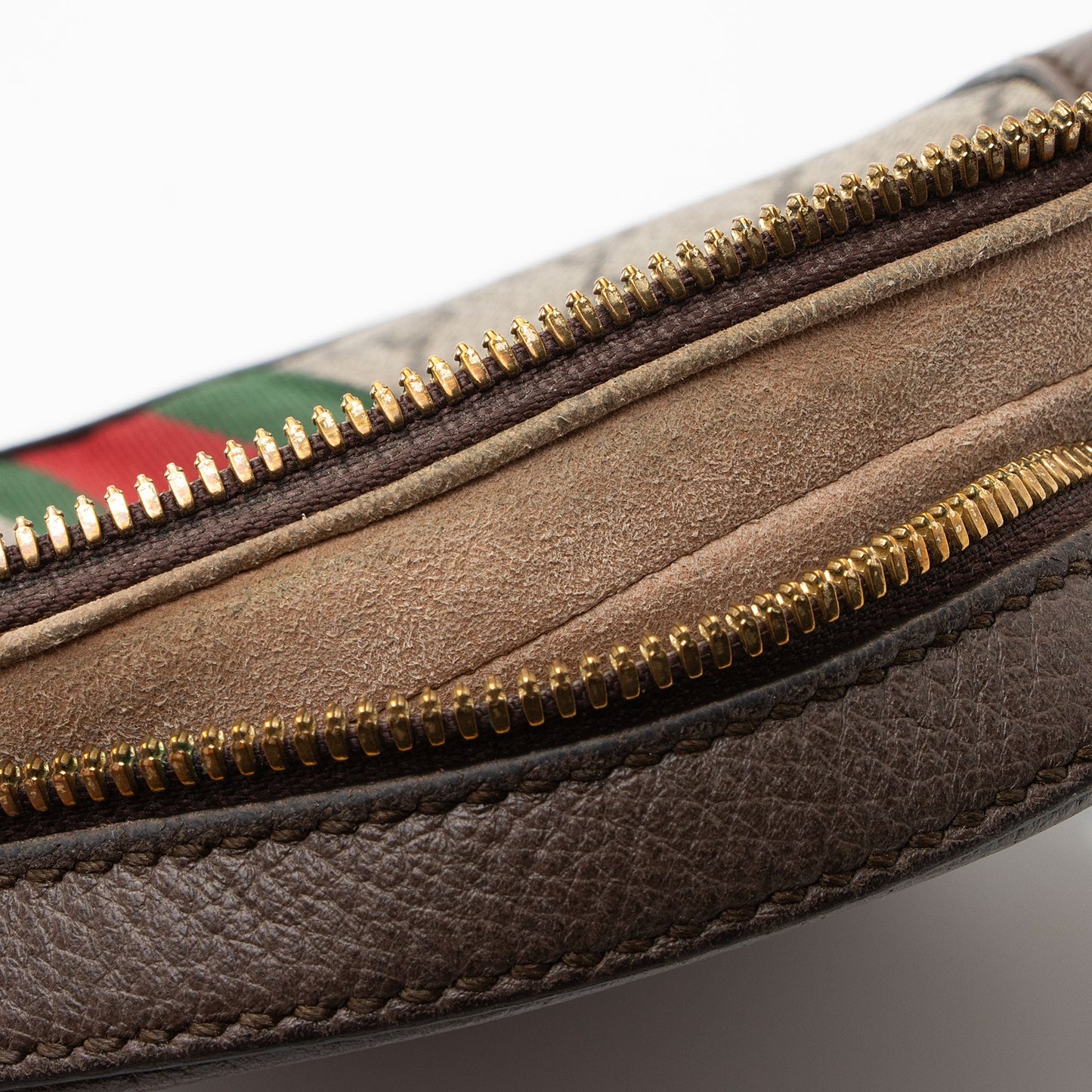Gucci GG Supreme Ophidia Round Mini Shoulder Bag (SHF-qGCul6)