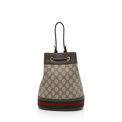 Gucci GG Supreme Ophidia Small Bucket Bag (SHF-tCaBgb)