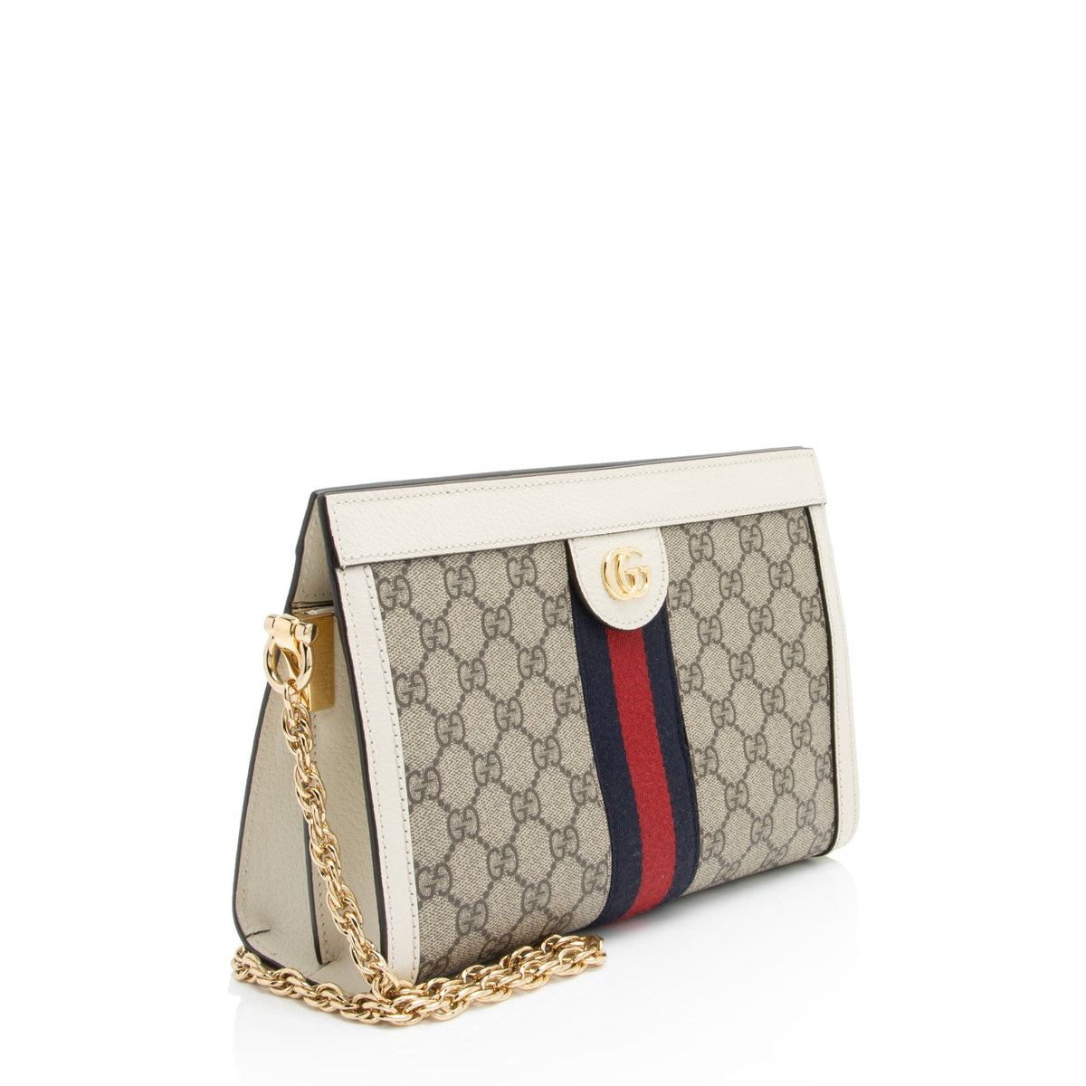 Gucci GG Supreme Ophidia Small Chain Shoulder Bag (SHF-mjx4Wm)
