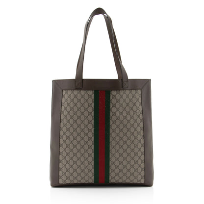 Gucci GG Supreme Ophidia Soft Vertical Large Tote (SHF-bY1N9K)