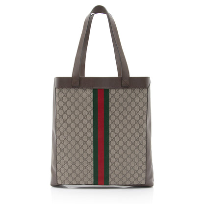 Gucci GG Supreme Ophidia Soft Vertical Large Tote (SHF-kLX3uK)