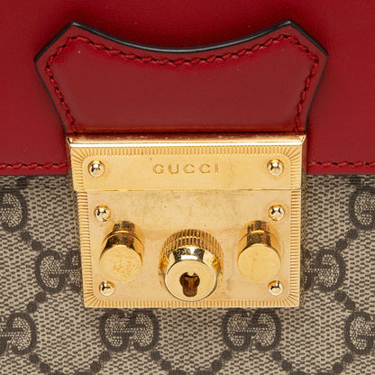 Gucci GG Supreme Padlock Backpack (SHF-RewJ7r)