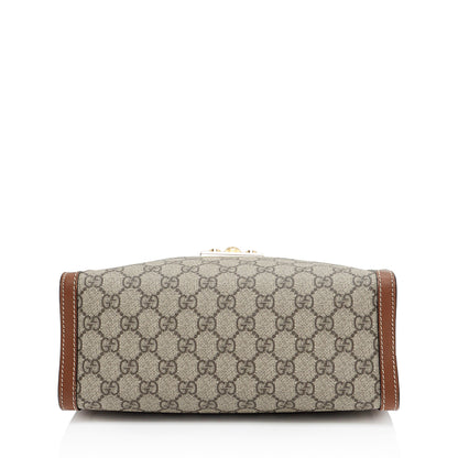 Gucci GG Supreme Padlock Chain Small Shoulder Bag (SHF-Z3zmfK)