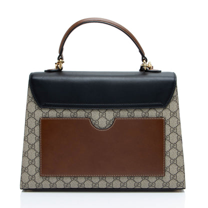 Gucci GG Supreme Padlock Medium Top Handle