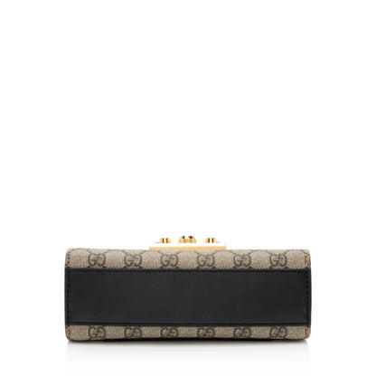 Gucci GG Supreme Padlock Small Shoulder Bag (SHF-pQQH48)