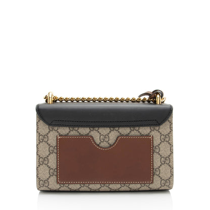 Gucci GG Supreme Padlock Small Shoulder Bag
