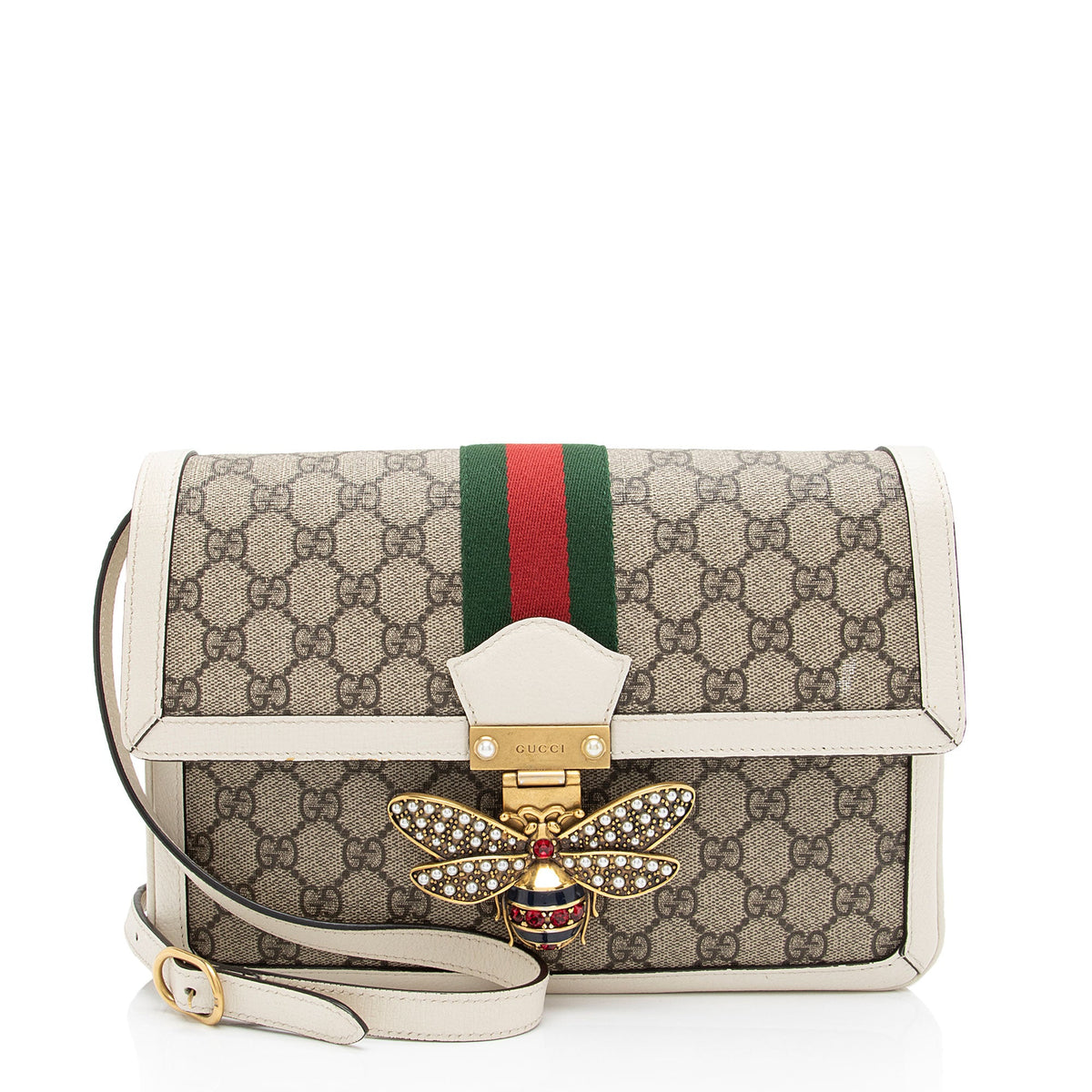 Gucci GG Supreme Queen Margaret Medium Shoulder Bag (SHF-ru59Pg)