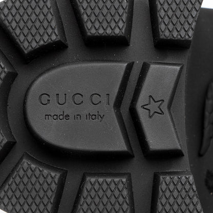 Gucci GG Supreme Quilted Calfskin Combat Boots - Size 9 / 39 (SHF-FX4r8v)