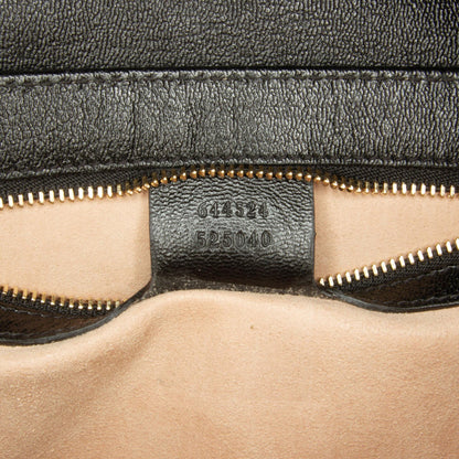 Gucci GG Supreme Saddle Padlock Crossbody Bag (SHG-BUWgu6)