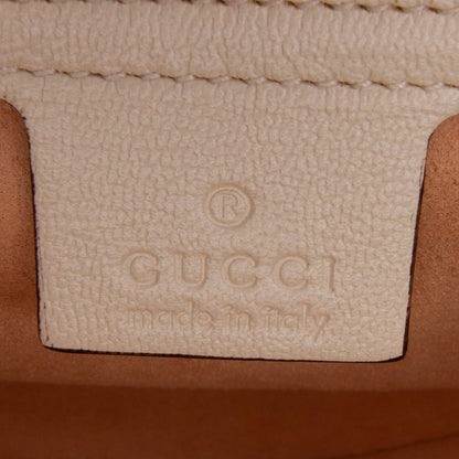 Gucci GG Supreme Saddle Padlock Crossbody