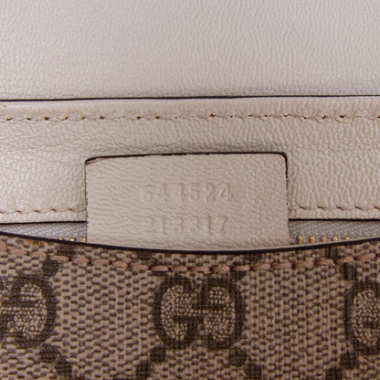 Gucci GG Supreme Saddle Padlock Crossbody
