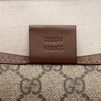 Gucci GG Supreme Signature Web Loop Medium Tote (SHF-J62D4H)