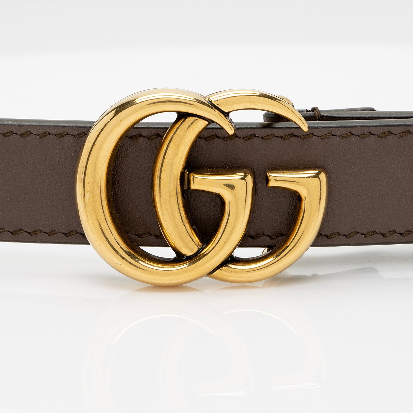 Gucci GG Supreme GG Marmont Slim Belt - Size 32 / 80 (SHF-TjpHYs)