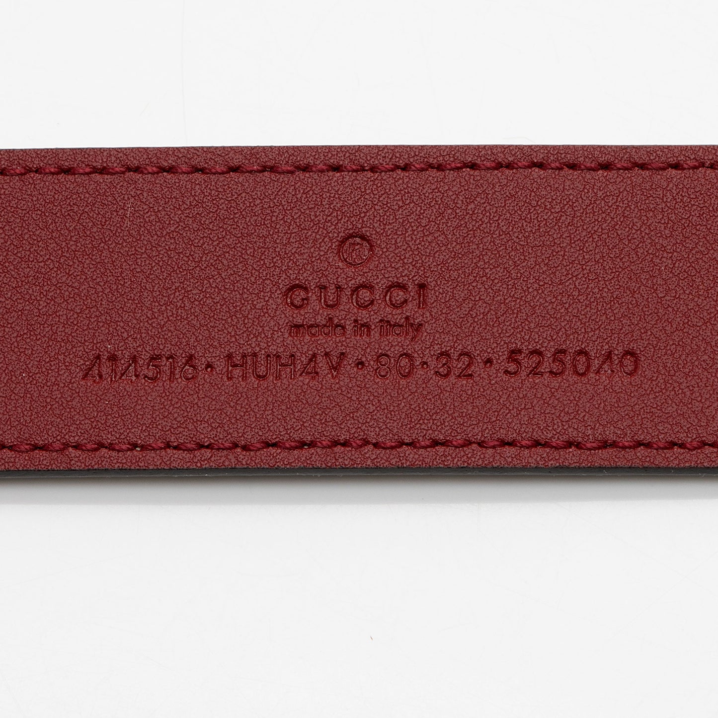Gucci GG Supreme Slim Belt - Size 32 / 80 (SHF-pD0DBl)