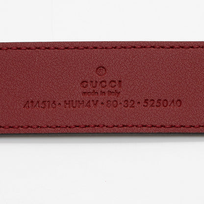 Gucci GG Supreme Slim Belt - Size 32 / 80 (SHF-pD0DBl)