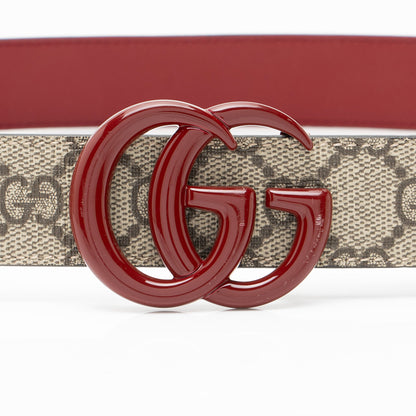 Gucci GG Supreme GG Marmont Wide Belt - Size 36 / 90
