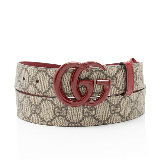 Gucci GG Supreme GG Marmont Wide Belt - Size 36 / 90