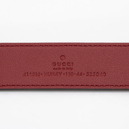 Gucci GG Supreme GG Marmont Slim Belt - Size 44 / 110 (SHF-CvMVZf)