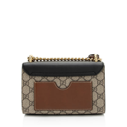 Gucci GG Supreme Small Padlock Shoulder Bag (SHF-rqVDip)