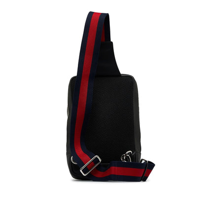 Gucci GG Supreme Soft Zip Web Sling Bag (SHG-cIWp0C)