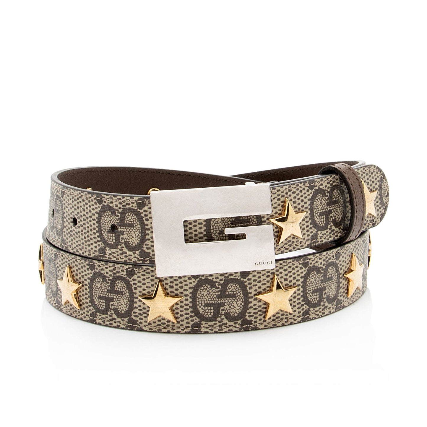 Gucci GG Supreme Star Studded Belt - Size 38 / 95