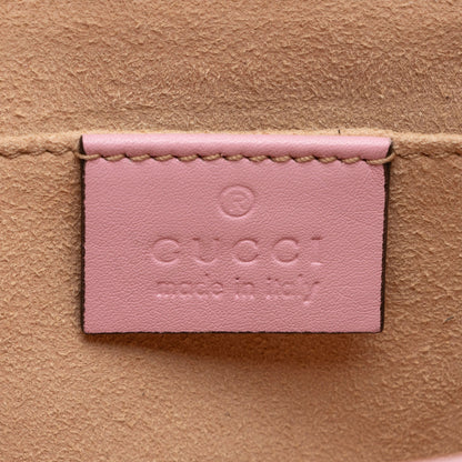 Gucci GG Supreme Strawberry Padlock Small Shoulder Bag