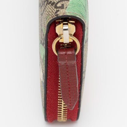Gucci GG Supreme Tian Zip Around Wallet (SHF-2YyS7K)