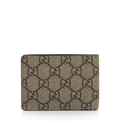 Gucci GG Supreme Tiger Small Bi-Fold Wallet (SHF-yhq0A1)