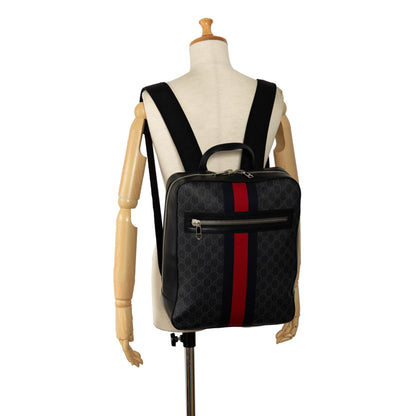 Gucci GG Supreme Web Backpack (SHG-Jo83GN)