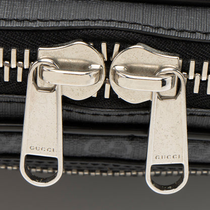 Gucci GG Supreme Web Zip Belt Bag (SHF-52MZPp)
