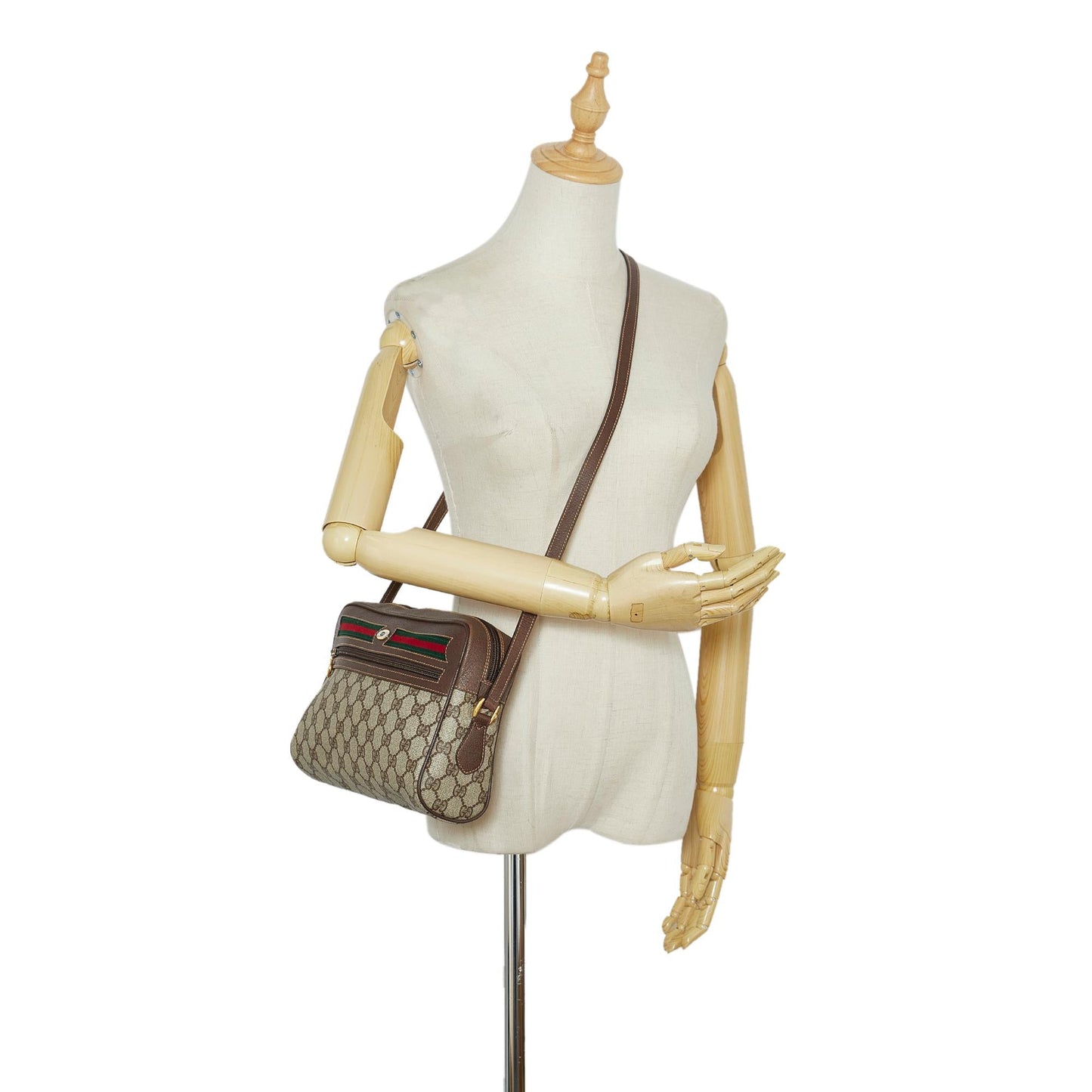 Gucci GG Supreme Web Crossbody (SHG-Dazr8b)