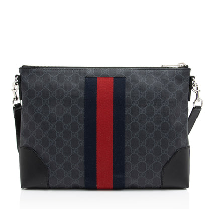 Gucci GG Supreme Web Flat Square Messenger