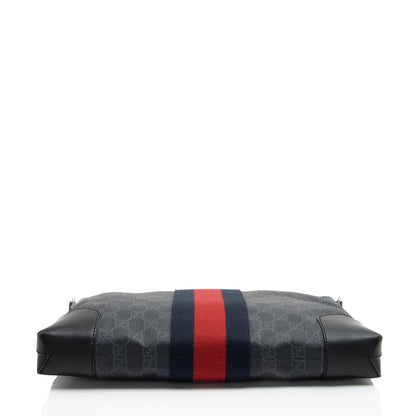 Gucci GG Supreme Web Flat Square Messenger