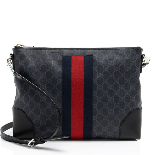 Gucci GG Supreme Web Flat Square Messenger