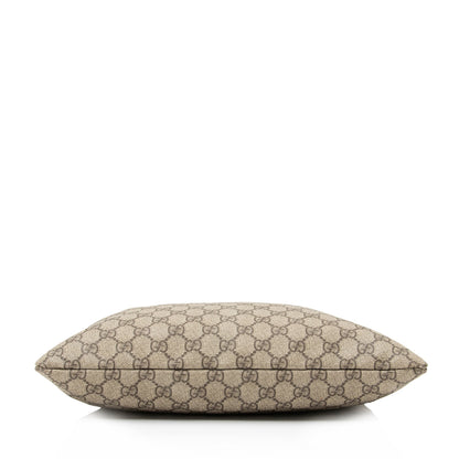 Gucci GG Supreme Web Loop Flat Messenger Bag (SHF-23803)