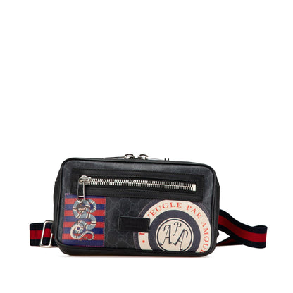Gucci GG Supreme Web Night Courrier Belt Bag