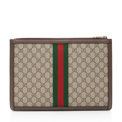 Gucci GG Supreme Web Ophidia Pouch (SHF-Vkx6V1)