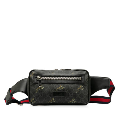 Gucci GG Supreme Web Tiger Belt Bag (SHG-3TiWOh)