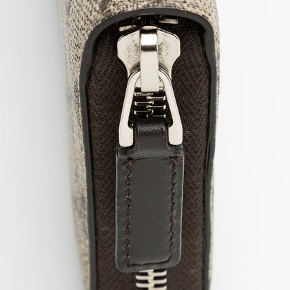 Gucci GG Supreme Web Zip Around Wallet (SHF-21820)