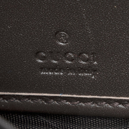 Gucci GG Supreme Web Zip Around Wallet (SHF-21820)