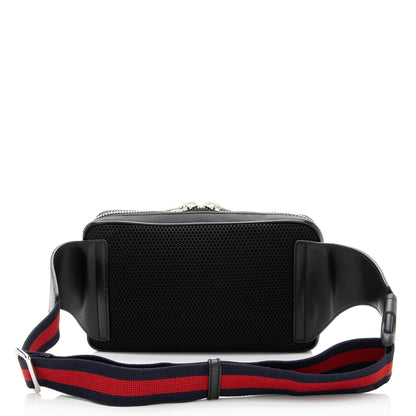 Gucci GG Supreme Web Zip Belt Bag
