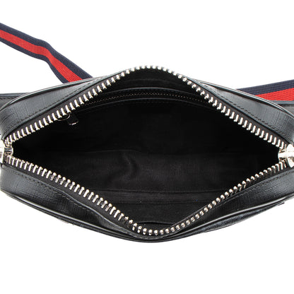 Gucci GG Supreme Web Zip Belt Bag