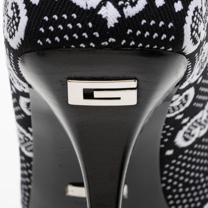 Gucci GG Technical Jersey Knit Ankle Boots - Size 8 / 38 (SHF-f3b3SB)