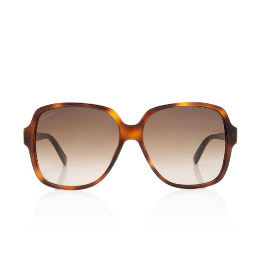 Gucci GG Web Square Sunglasses