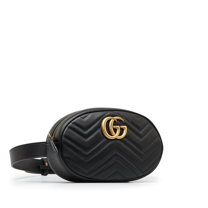 Gucci Gg Marmont Matelasse Belt Bag (SHG-FpHiDN)