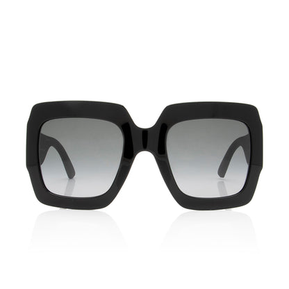 Gucci Glitter Interlocking G Square Sunglasses (SHF-kFSMXd)