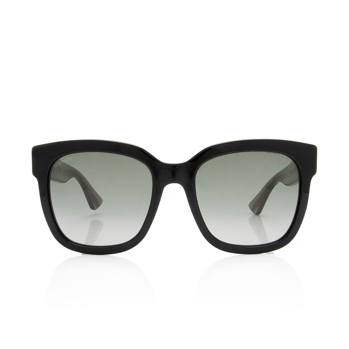 Gucci Glitter Web Interlocking G Round Sunglasses