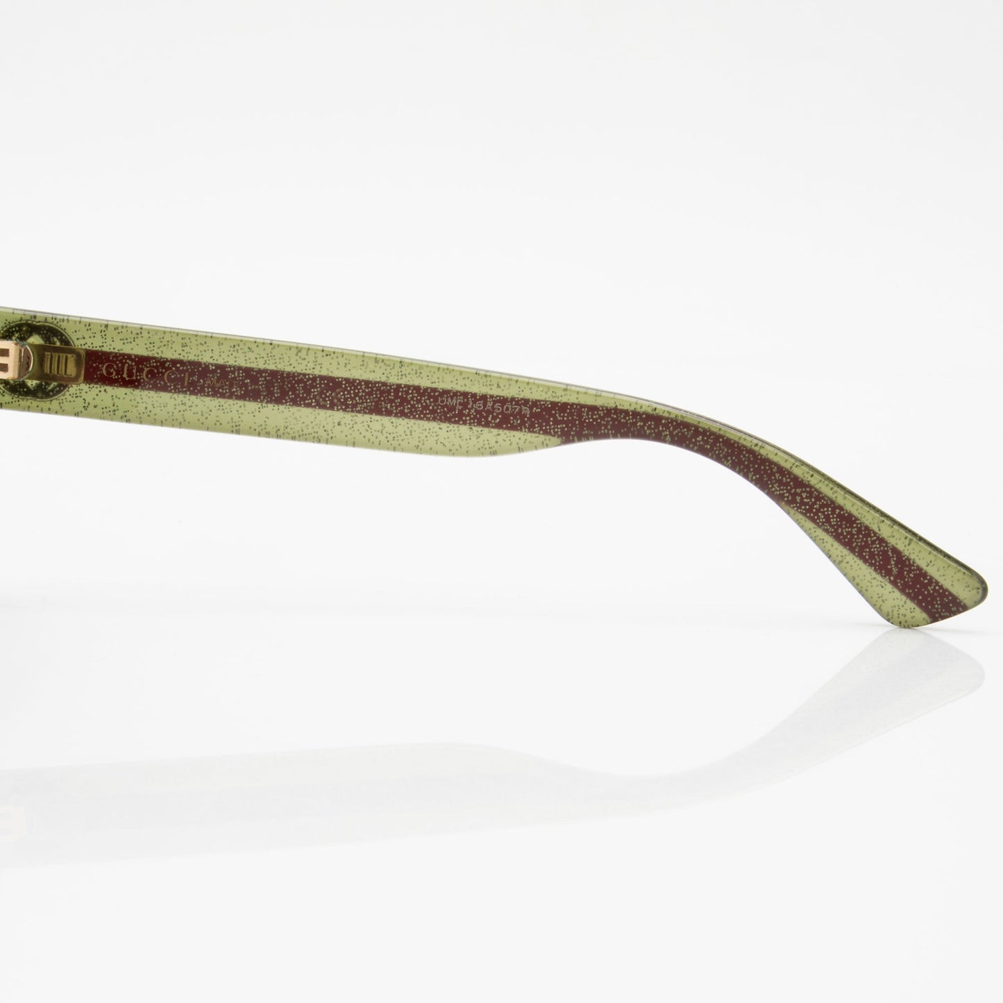 Gucci Glitter Web Interlocking G Square Sunglasses